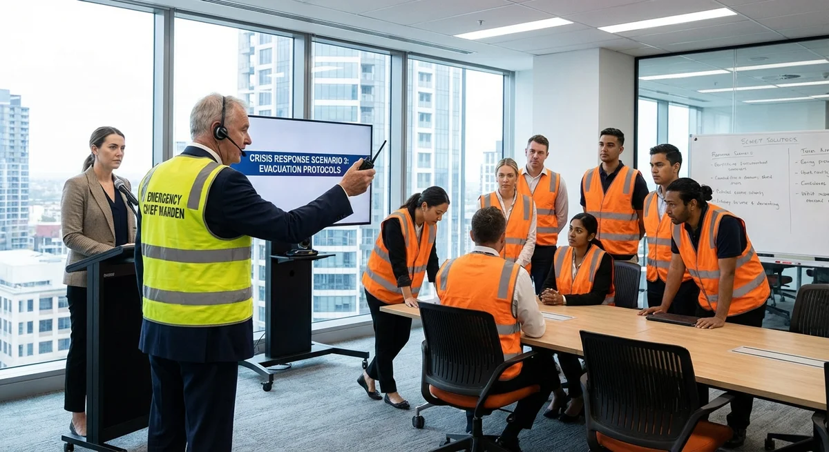 Chief warden training session in an Australian workplace